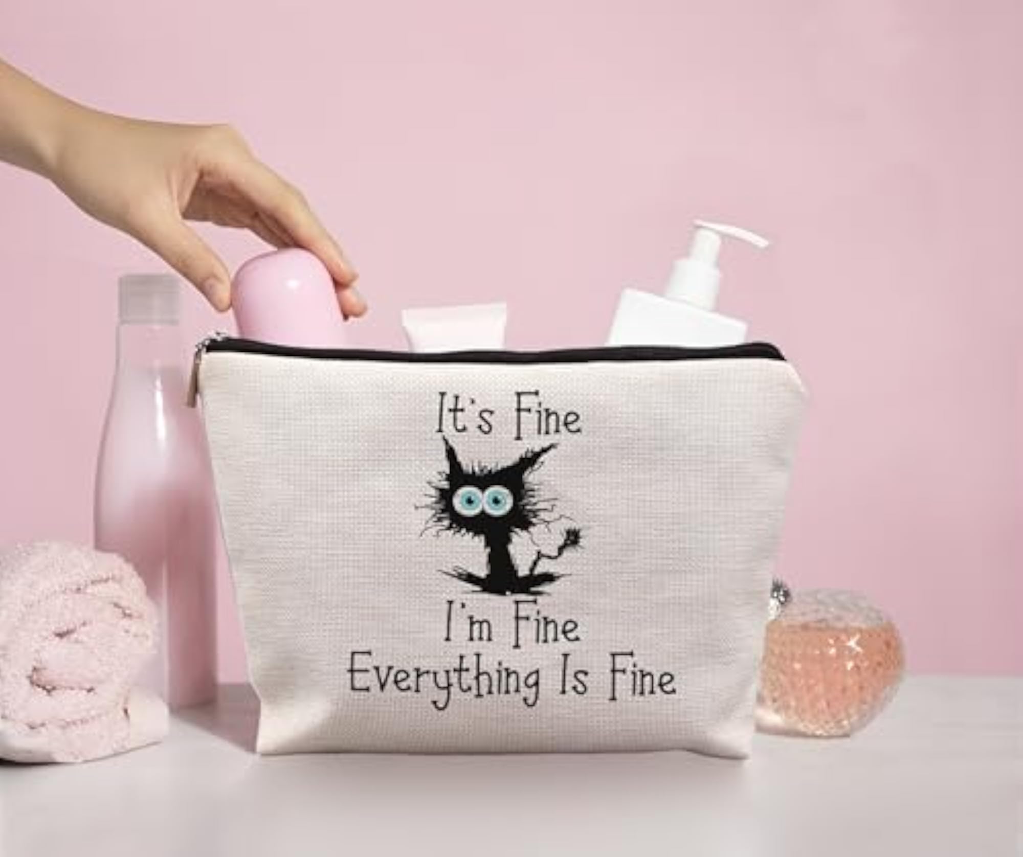 Cat Makeup Bag, Gifts for Cat Lovers